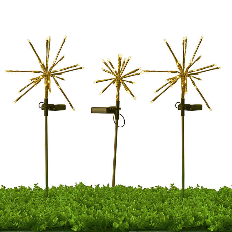 Moderne Solar-Rasen-LED-Gartenboden-Einsatz-Landschaftslicht-Feuerwerks-Lichter im Freien 