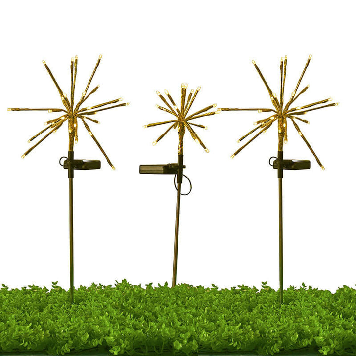 Moderne Solar-Rasen-LED-Gartenboden-Einsatz-Landschaftslicht-Feuerwerks-Lichter im Freien 