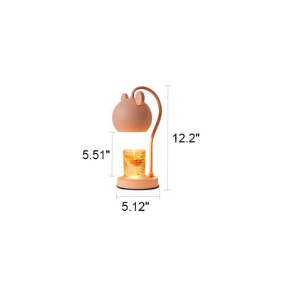 Moderne Cartoon-minimalistische Hardware 1-Licht-Tischlampe aus schmelzendem Wachs 