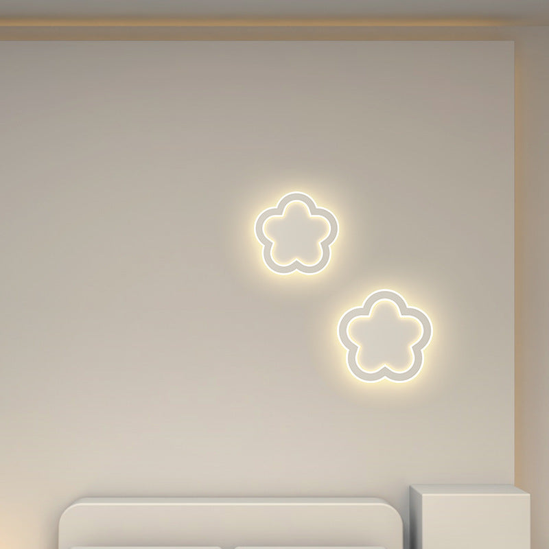Modern Creative Shape Iron Acrylic LED Wall Sconce Lamp