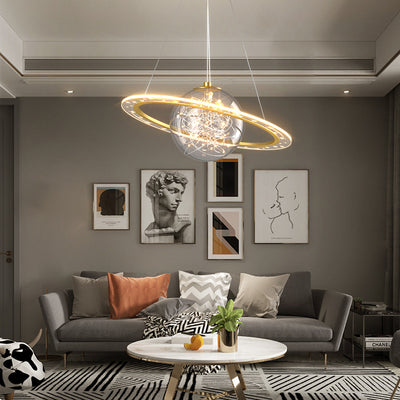 Minimalist Postmodern Gypsophila 1-Light LED Pendant Light