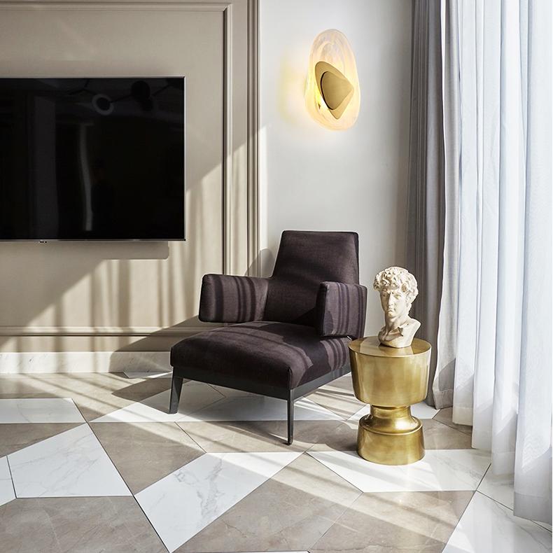 Nordic Modern Creative Crystal Glass Wall Sconce Lamp