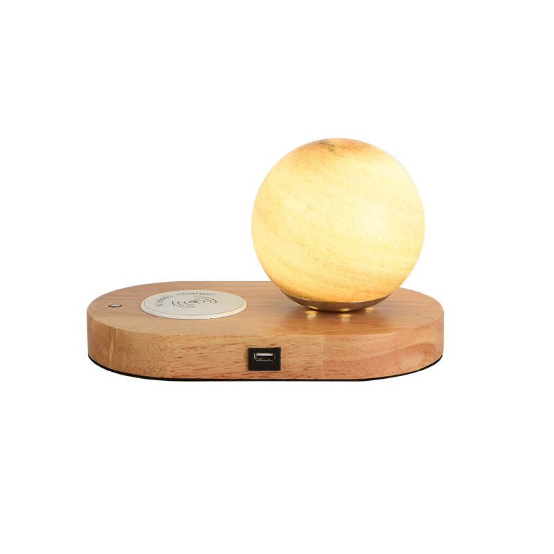 Moderne kreative Mond-anschließbare USB-Tischlampe mit 1 Licht 