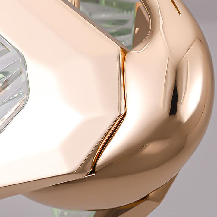 Lustre LED en forme de cygne en acrylique moderne et luxueux 