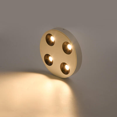 Minimalist Round Plate Spotlight Slim LED Flush Mount Ceiling Light