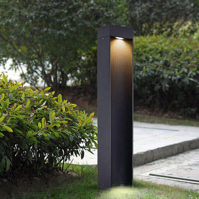 Simple Square Lawn Light Aluminum LED Outdoor Garden Path Lamp