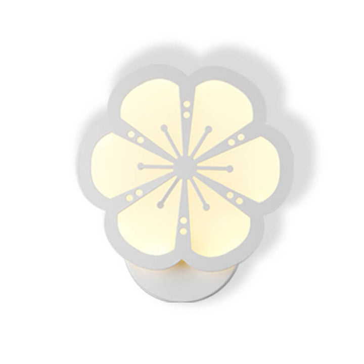 Moderne minimalistische Pflaumendesign-Acryl-LED-Wandleuchte 