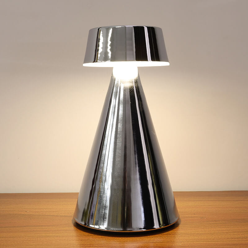 Lampe de table décorative LED à chargement USB en fer effilé créatif simple 