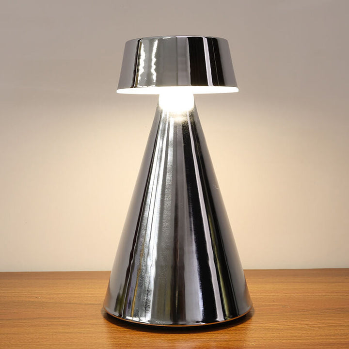 Lampe de table décorative LED à chargement USB en fer effilé créatif simple 