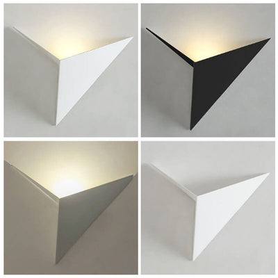 Nordic Minimalist Triangle Iron LED Wall Sconce Lamp