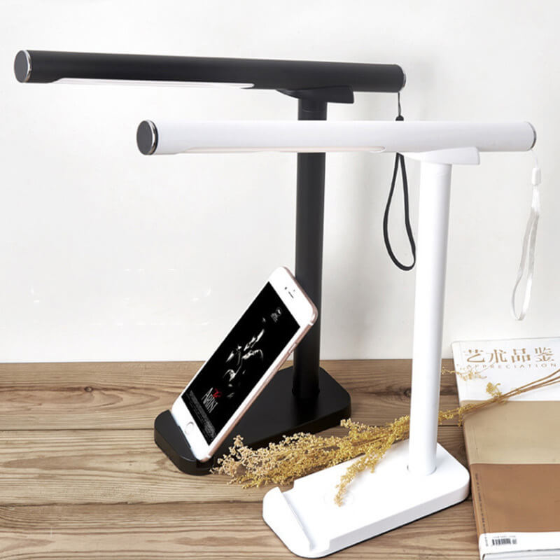 Lampe de bureau LED de soins oculaires pliable multifonctionnelle créative 