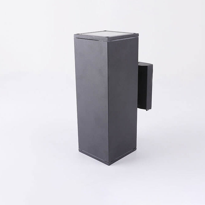 Modern Minimalist Square Column LED Luminous Outdoor Waterproof Wall Sconce Lamp