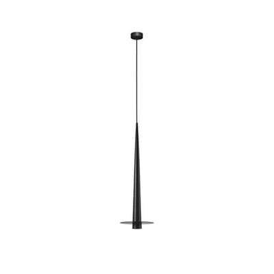 Modern Minimalist Black Aluminum Stick LED Pendant Light