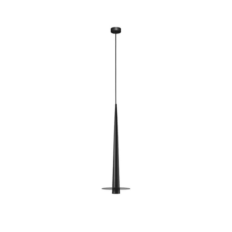 Modern Minimalist Black Aluminum Stick LED Pendant Light