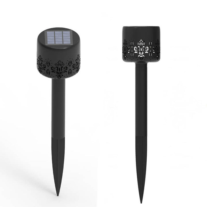 Solar Kreative Hohlmuster LED Außen Rasen Dekorative Bodenstecker Licht 