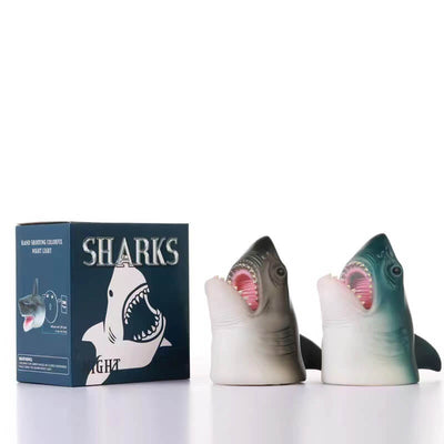 Creative Shark Silicone Pat LED Night Light Table Lamp