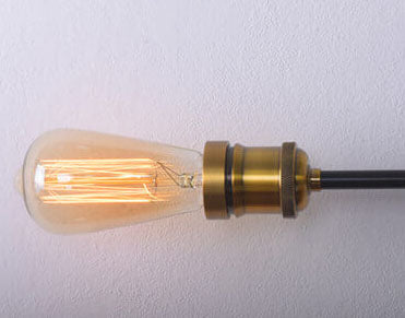 Industrielle Vintage-Eisen-lineare verstellbare 3-Licht-Wandleuchte 