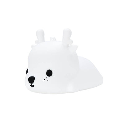 Lampe de table en forme de cerf créative en silicone LED avec chargement USB 
