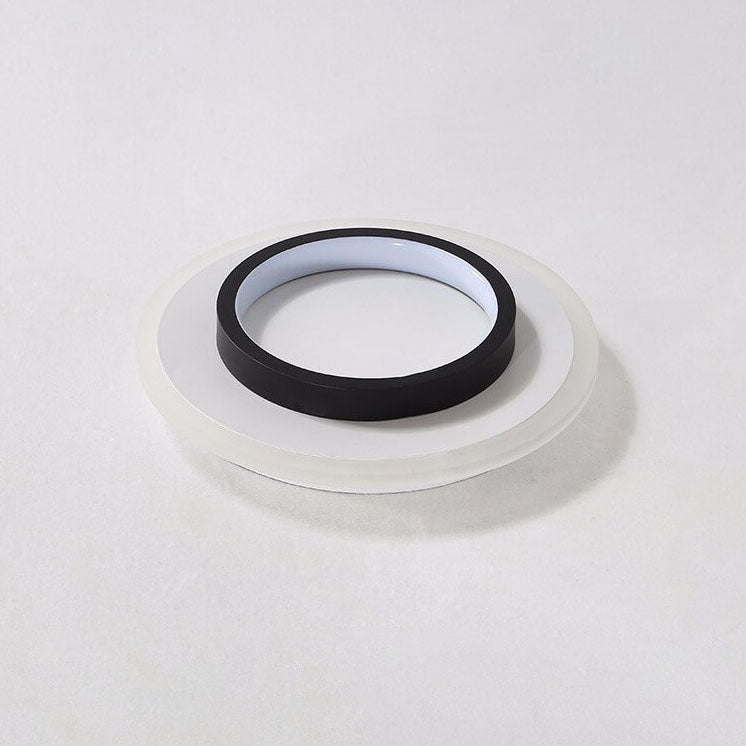 Luz de montaje empotrado LED de hierro acrílico blanco y negro cuadrado moderno 