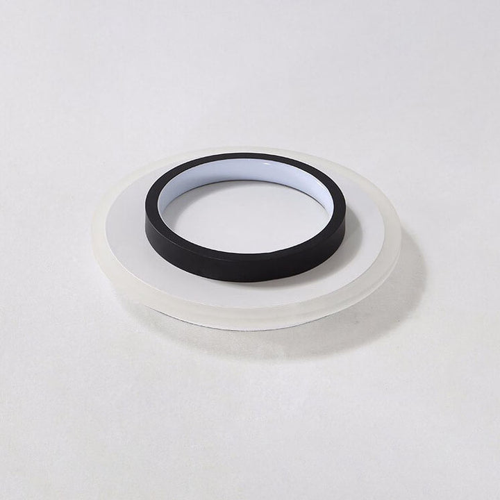 Luz de montaje empotrado LED de hierro acrílico blanco y negro cuadrado moderno 