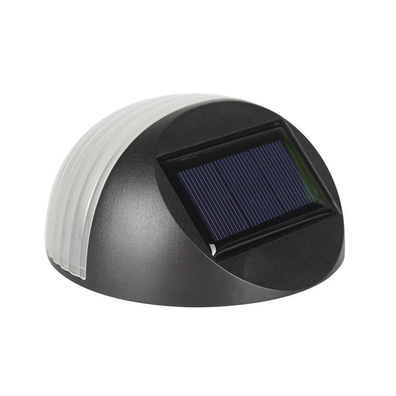 Solar Halbrunde 6 LED Außenterrasse Zaun Wandleuchte Lampe 