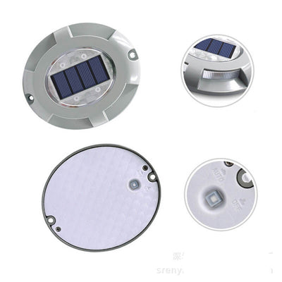 Modern LED Solar Outdoor Ground Insert Landscape Light