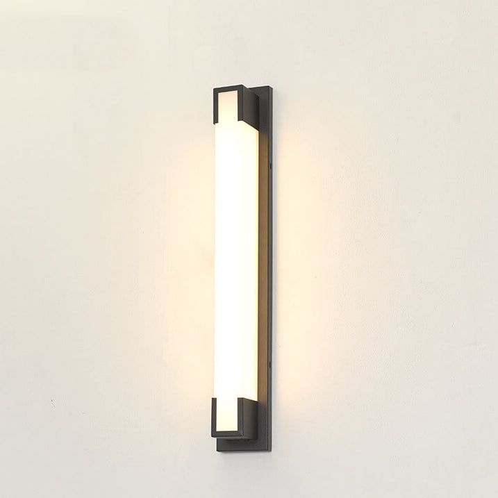 Simple Long Strip LED Outdoor Waterproof Wall Sconce Lamp