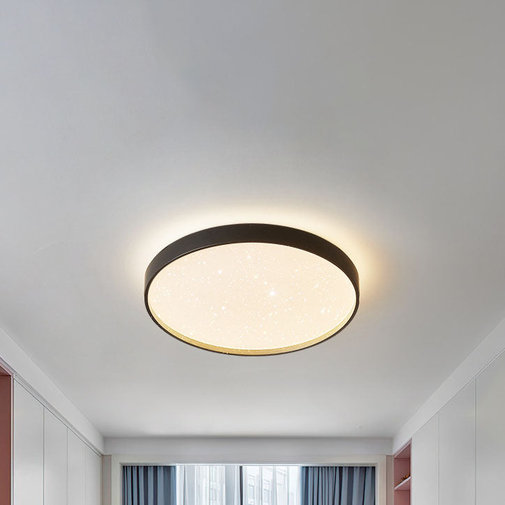 Modern Creative Round Starry Sky Effect LED Flush Mount Ceiling Light