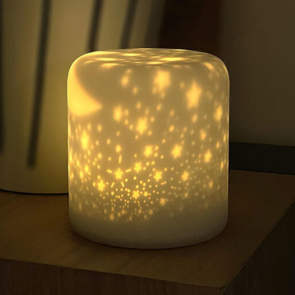 Creative Starry Silicone LED USB Charging LED 1-Light Night Light Table Lamp