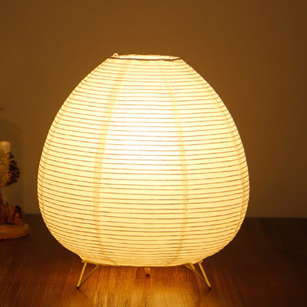 Nordic Minimalist Xuan Paper Lantern 1-Light Table Lamp