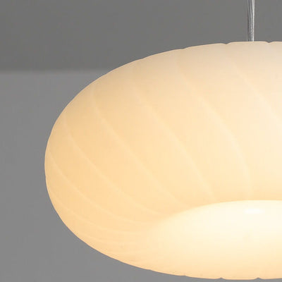 Nordic Cream Bubble Drum 1/3 Light LED Island Light Chandelier