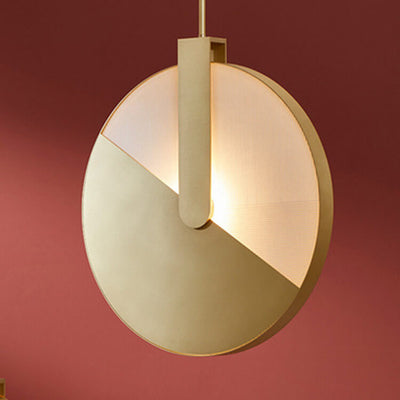 Nordic Minimalist Disc Design LED Pendant Light