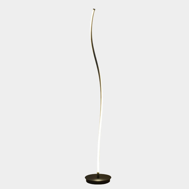 Nordic Minimalist Long Curve LED Standing Floor Lamp