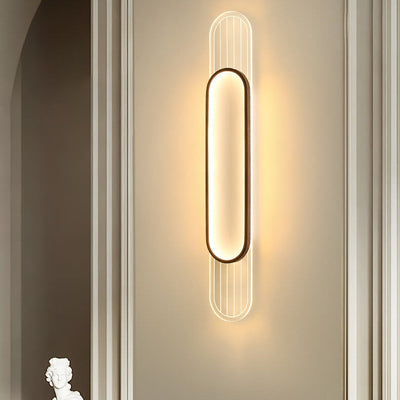 Creative Luxury Ring Acrylic Aluminum LED Wall Sconce Lamp