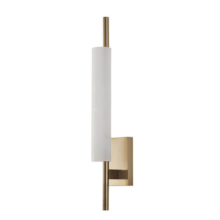 Lámpara Aplique de Pared LED de Diseño Moderno con Columna Larga de Vidrio 