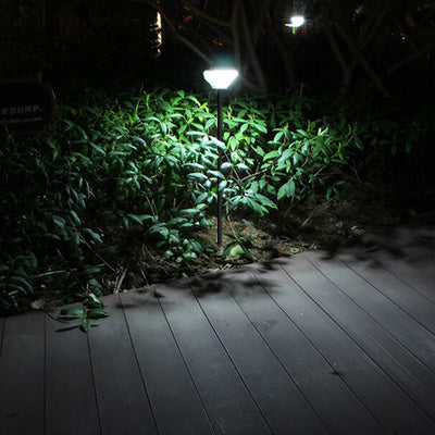 RGB Solar Flame Outdoor Waterproof LED Ground Plug Path Light