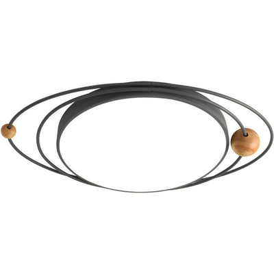 Nordic Creative Round Iron Ring LED Flush Mount Ceiling Light