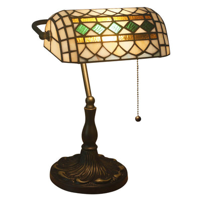 Europäische Vintage Tiffany 1-flammige Tischlampe 