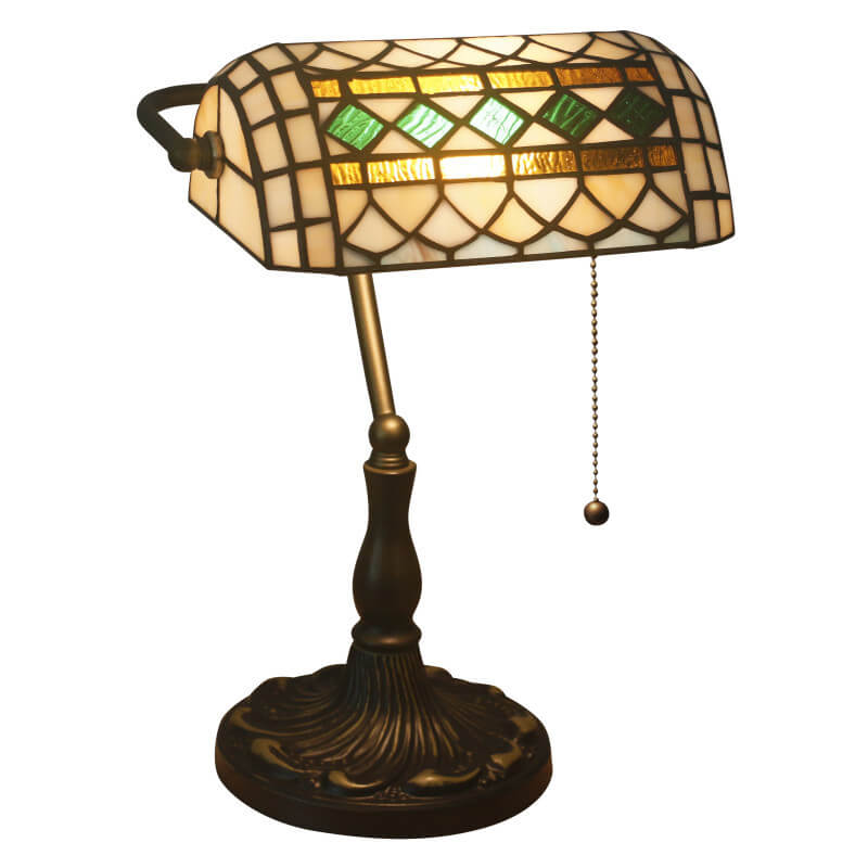 European Vintage Tiffany 1-Light Table Lamp