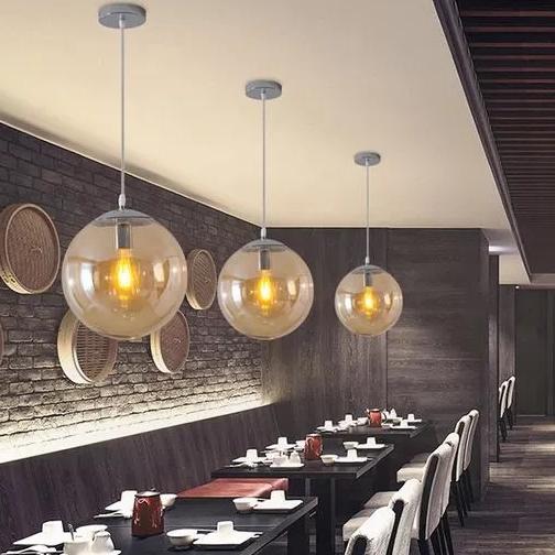 Nordic Modern Minimalist Creative Bubble Transparent 1-Light Pendant Light