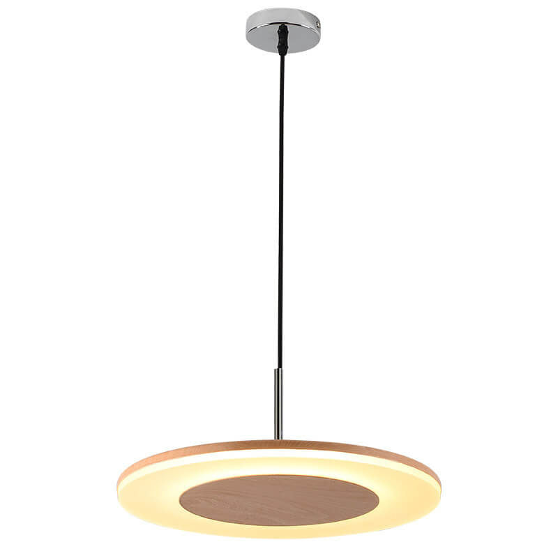 Nordic Creative Round Flying Saucer Flat LED Pendant Light