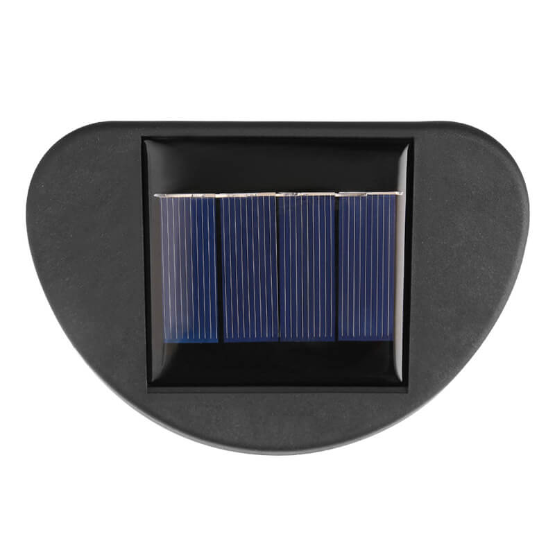 Solar LED Garden Fence Outdoor Light Wall Sconce Lamp