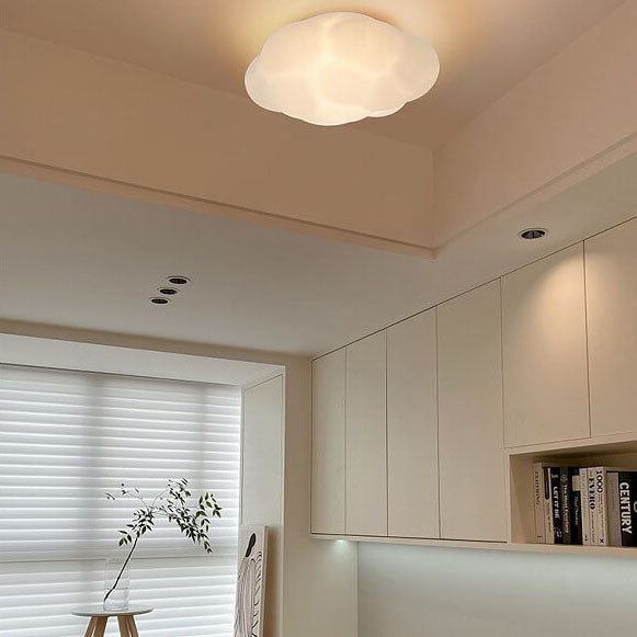 Éclairage encastré LED PE en fer pour enfants nuages créatifs modernes 