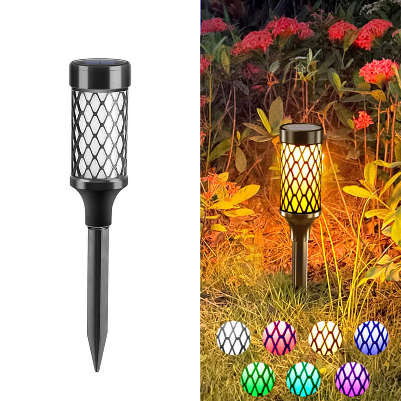 Solar Column Lawn Garden Decorative LED Path Lamp