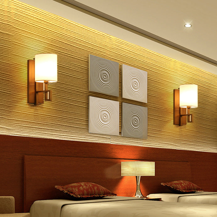 Chinese Retro Zen 1-Light Wall Sconce Lamp