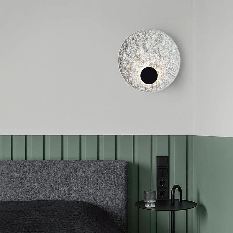 Nordic Modern Creative Circular Resin LED Wall Sconce Lamp
