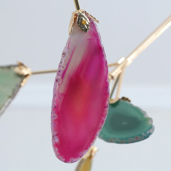 Nordic Colorful Agate Firefly Design 6-Light Table Lamp