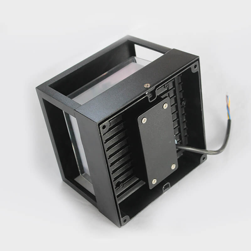 Applique murale LED carrée en aluminium acrylique étanche simple pour l&