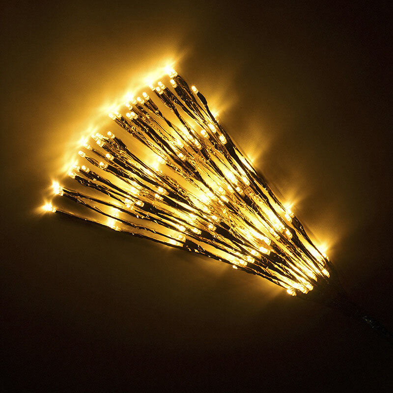 أضواء الألعاب النارية LED الحديثة للطاقة الشمسية في الهواء الطلق لإدراج الحديقة في الأرض 