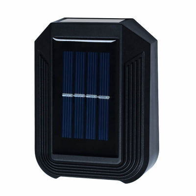 مصباح حائط LED خارجي بإضاءة شمسية لأعلى ولأسفل للحديقة 
